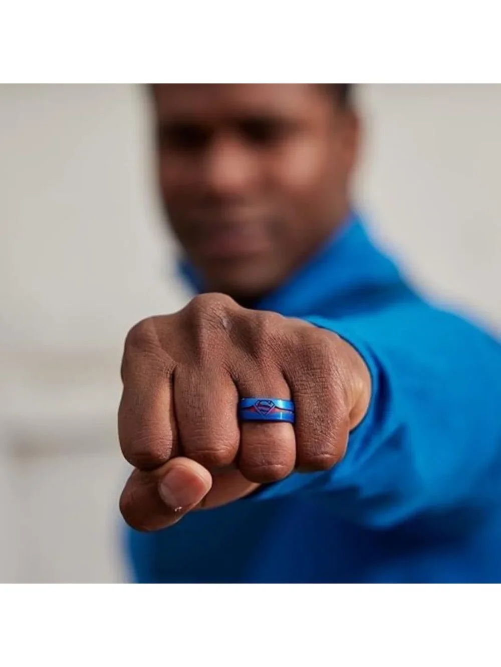DC Comics Etched Silicone Ring - Comfortable, Breathable, Safe & Stylish